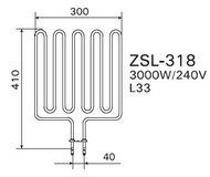  Harvia ZSL-318 (3000 W,   Profi L33)