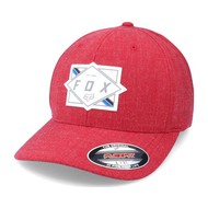  Fox Burnt Flexfit Hat  (Chili, 2021),  S/M