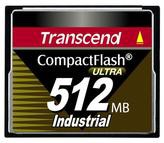   TS512MCF100I 512MB CompactFlash CF Card 100X Industrial Transcend