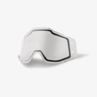  100% Accuri Forecast Dual Lens Sonic Bumps w/mud Visor Clear  (Grey, 2018)