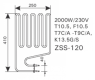  Harvia ZSS-120 (2000 W,   Senator, Club, Elegance)